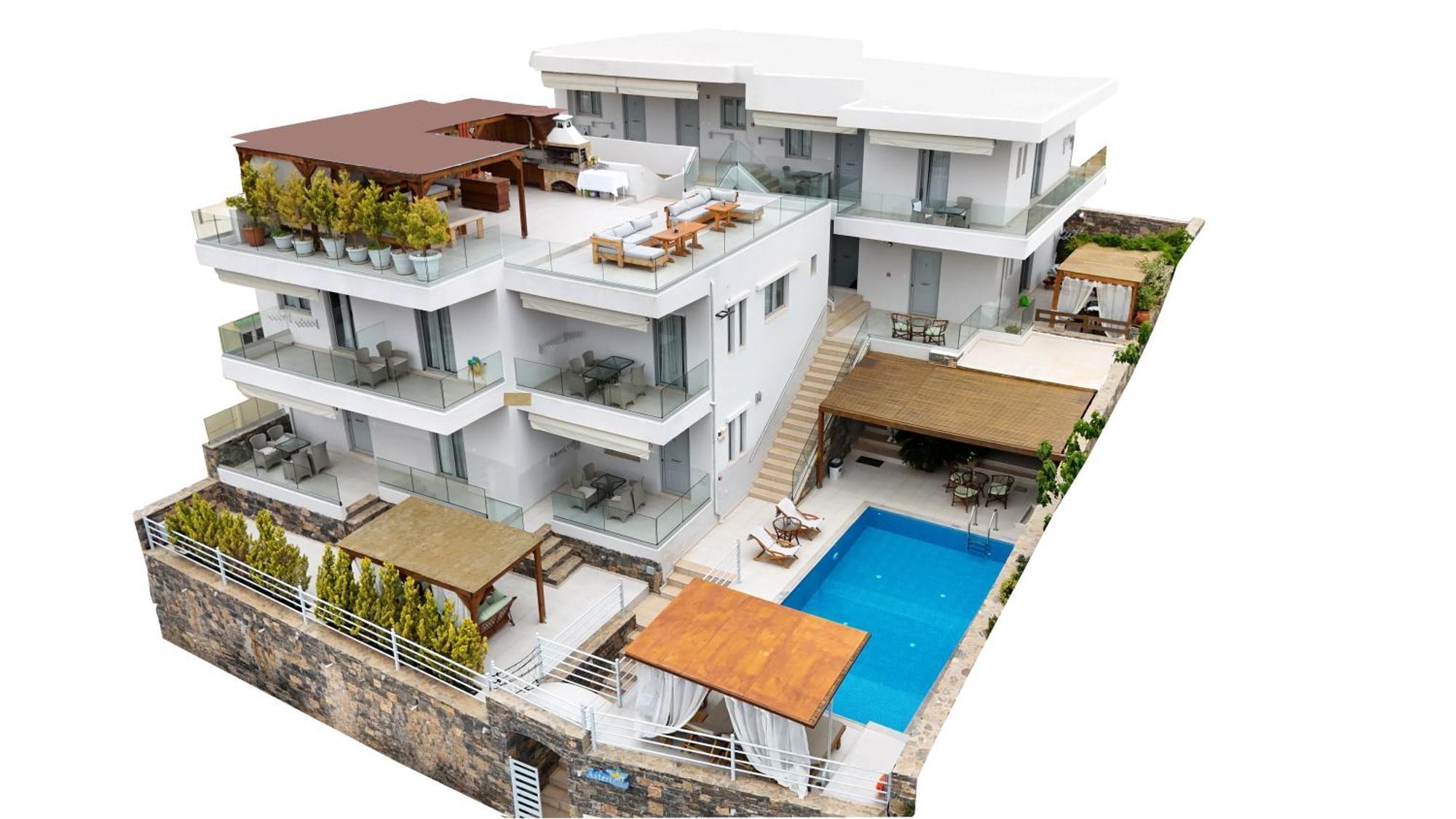 Asteri Apartments Und Studios Makriyialos Bagian luar foto