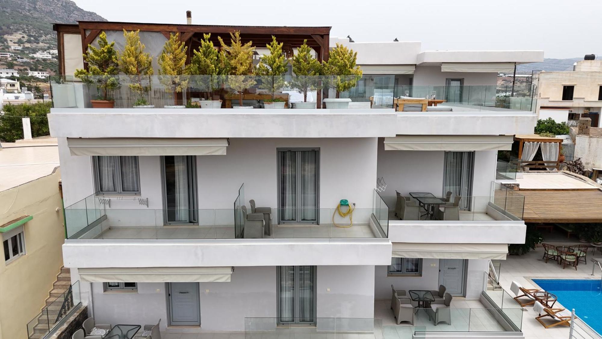 Asteri Apartments Und Studios Makriyialos Bagian luar foto