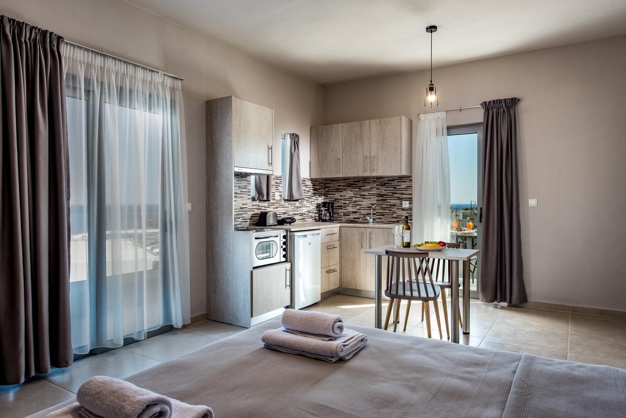 Asteri Apartments Und Studios Makriyialos Bagian luar foto